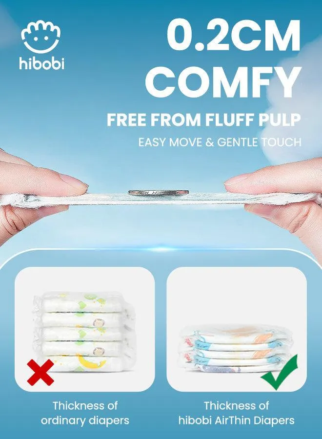 Hibobi -Ultra Soft Absorbent Pants Diapers - Size 4 - 9-14Kg - 56Pcs