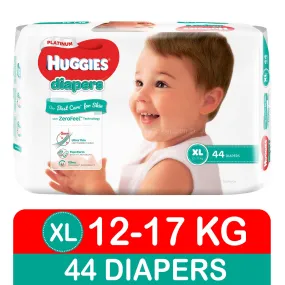 Huggies Diapers Platinum XL (12-17kg) 44pcs