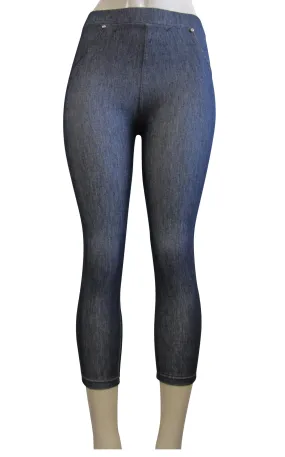 Leggings - Capri Denim Look  (FAB-11217)