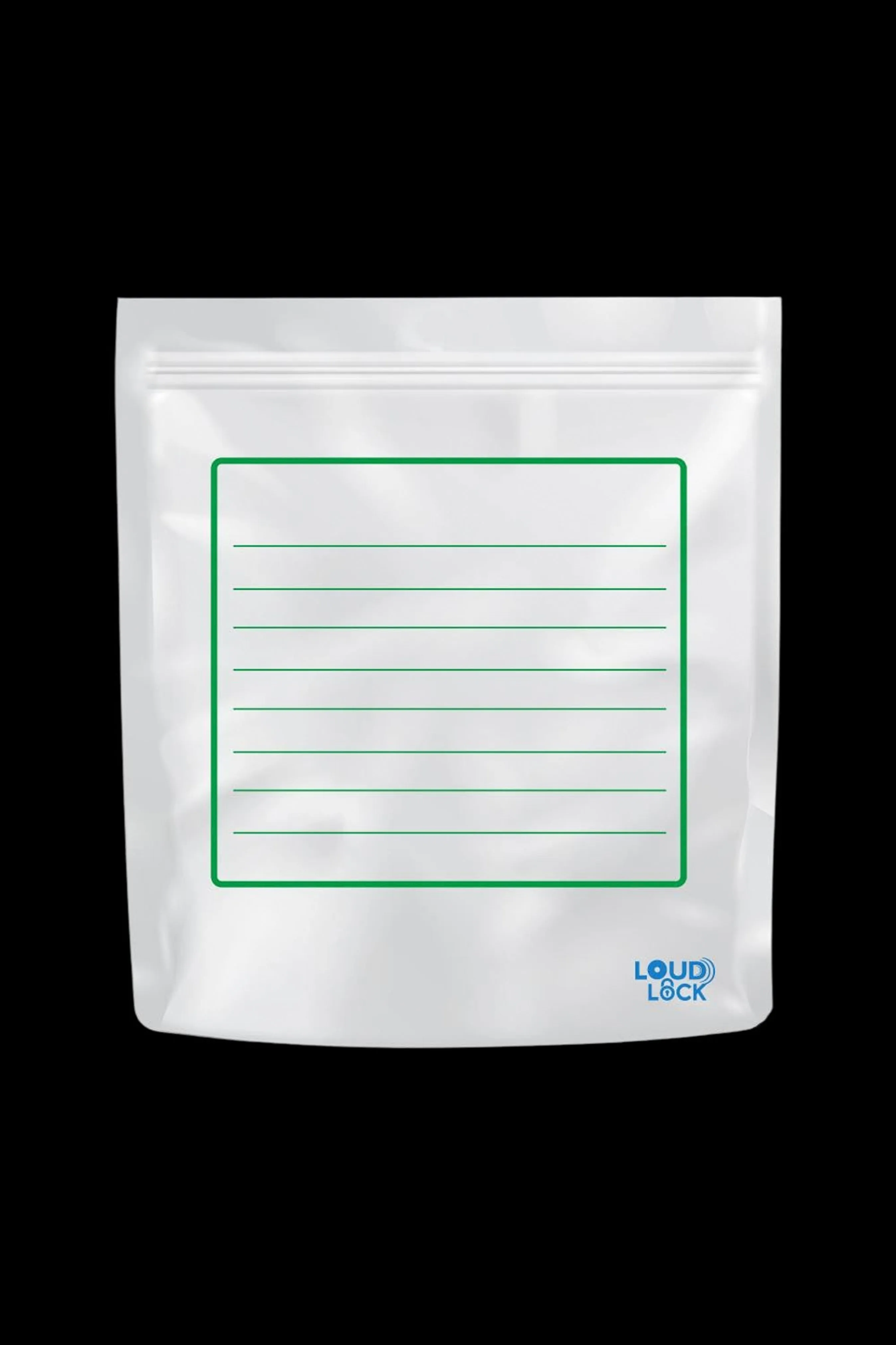 Loud Lock All States Mylar Bags 1lb - White - 30ct