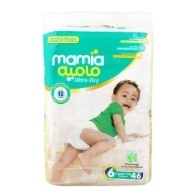 MAMIA ULTRA DRY E-LARGE 17 KG SIZE 6 6PCS