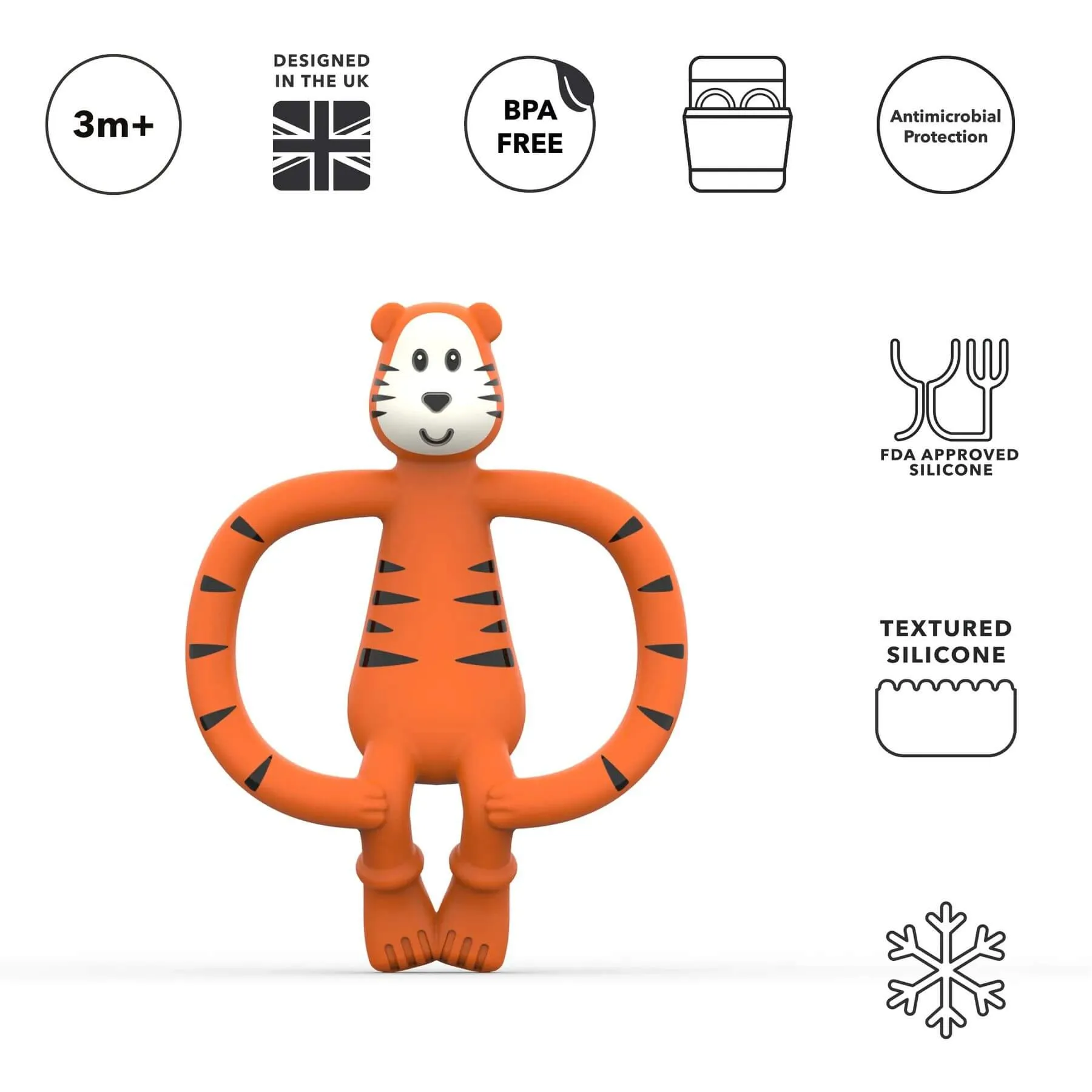 Matchstick Monkey Animal Teether (Teddy Teether)