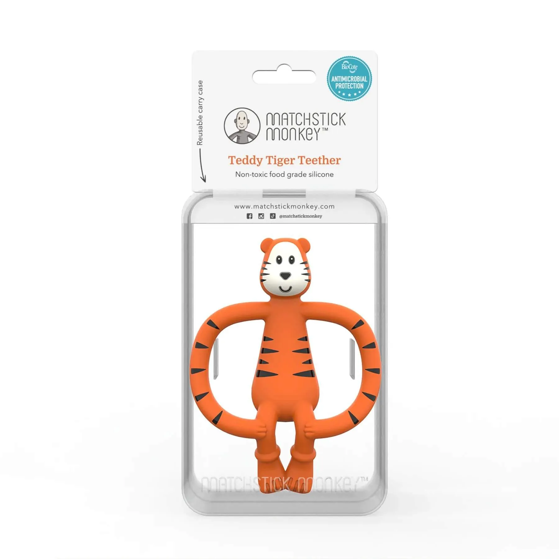 Matchstick Monkey Animal Teether (Teddy Teether)