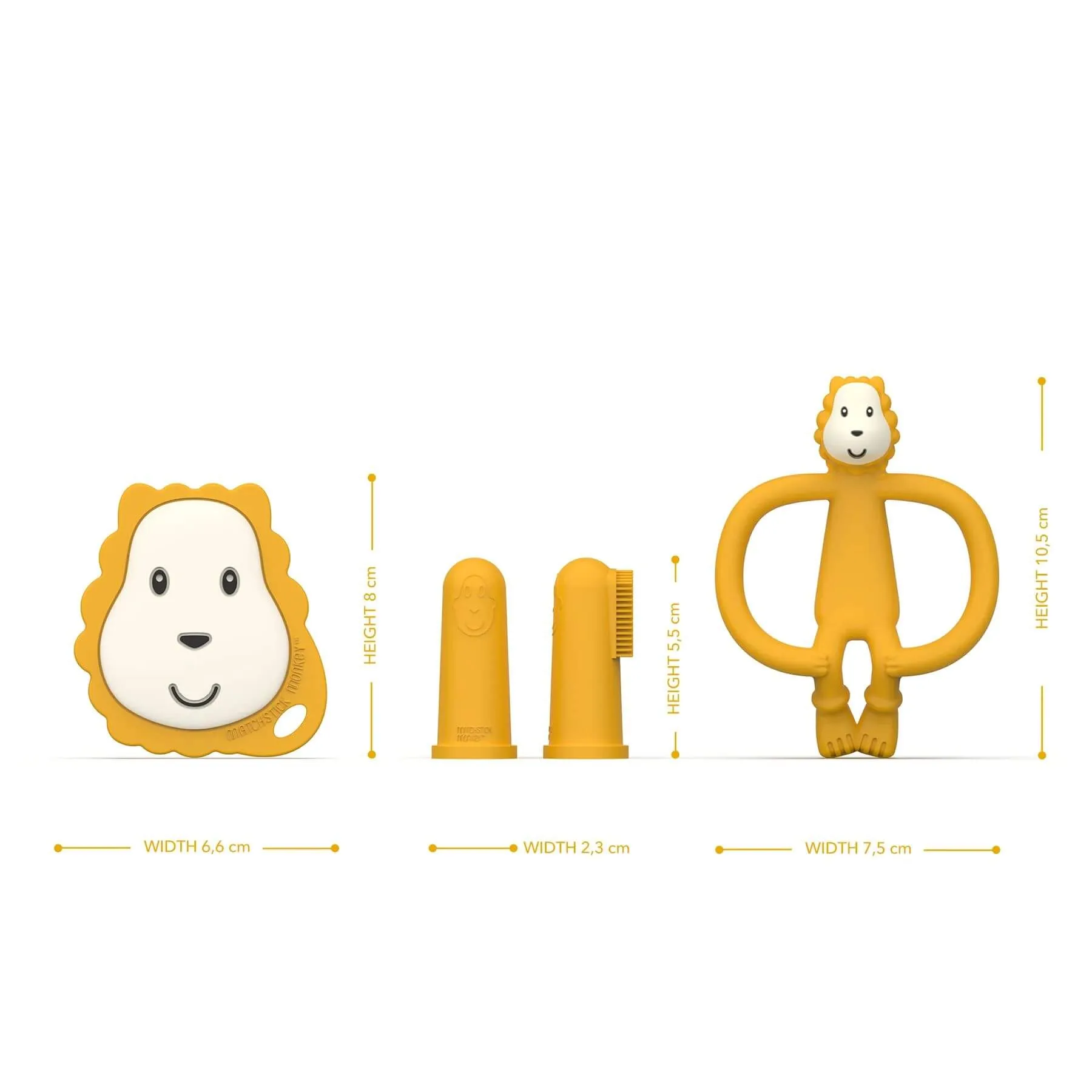 Matchstick Monkey Teething Starter Set (Ludo Lion)