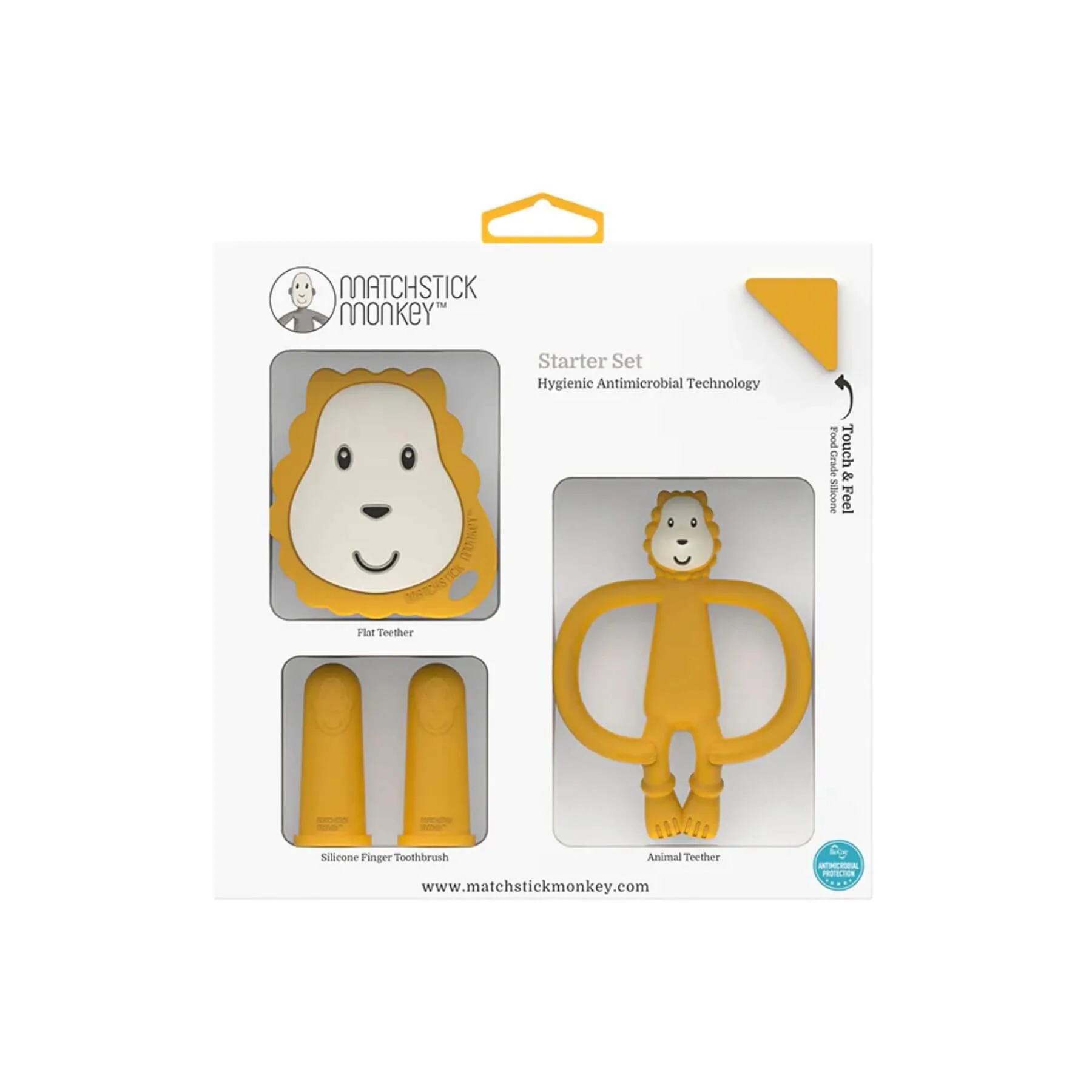 Matchstick Monkey Teething Starter Set (Ludo Lion)