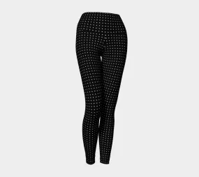 Micro Polkadot Yoga Leggings