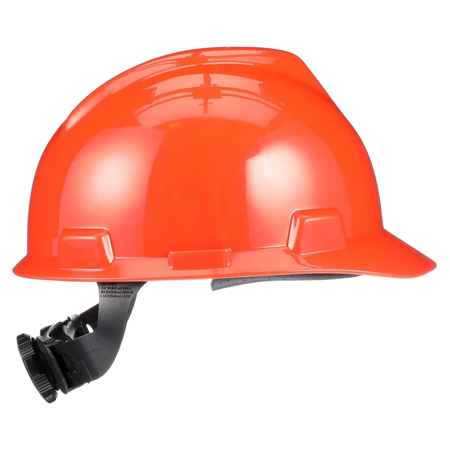 MSA V-Gard Slotted Hard Hat Cap with Fas-Trac III Suspension