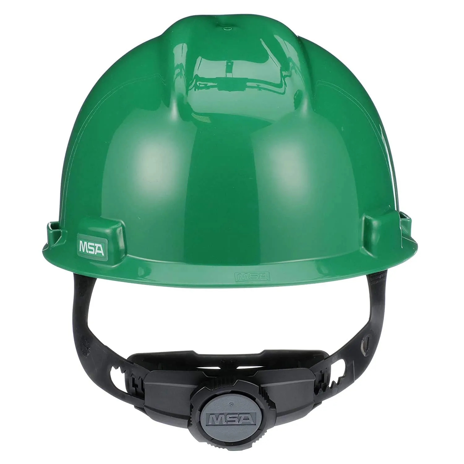 MSA V-Gard Slotted Hard Hat Cap with Fas-Trac III Suspension