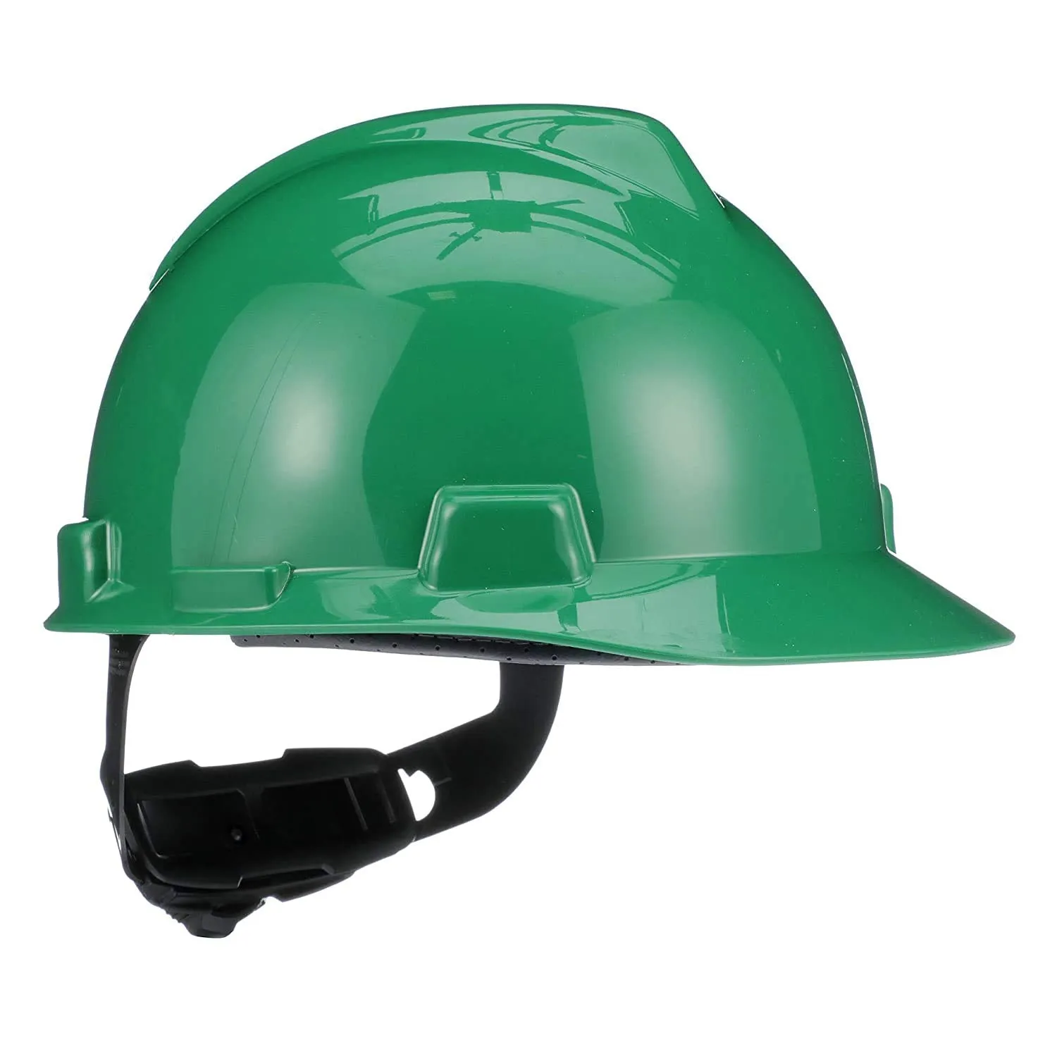 MSA V-Gard Slotted Hard Hat Cap with Fas-Trac III Suspension