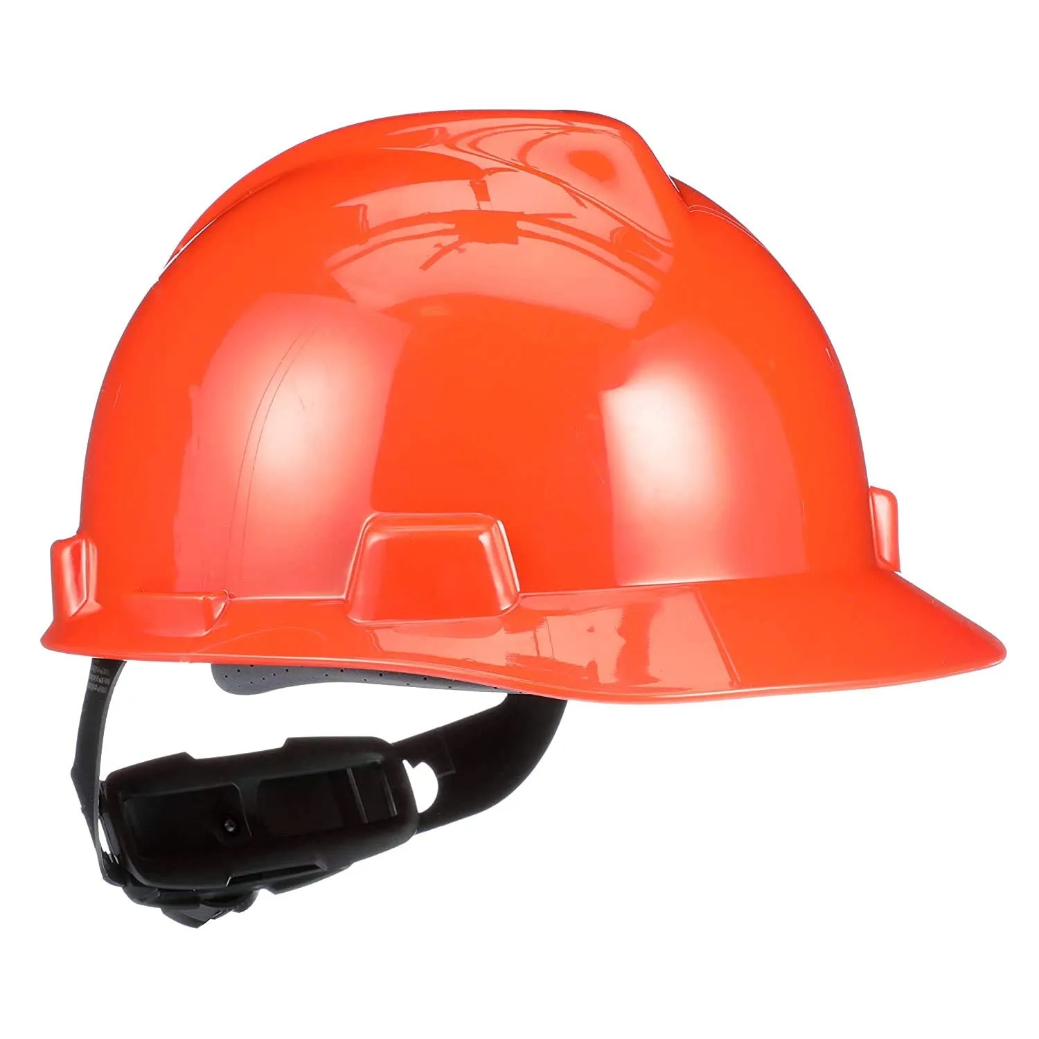 MSA V-Gard Slotted Hard Hat Cap with Fas-Trac III Suspension