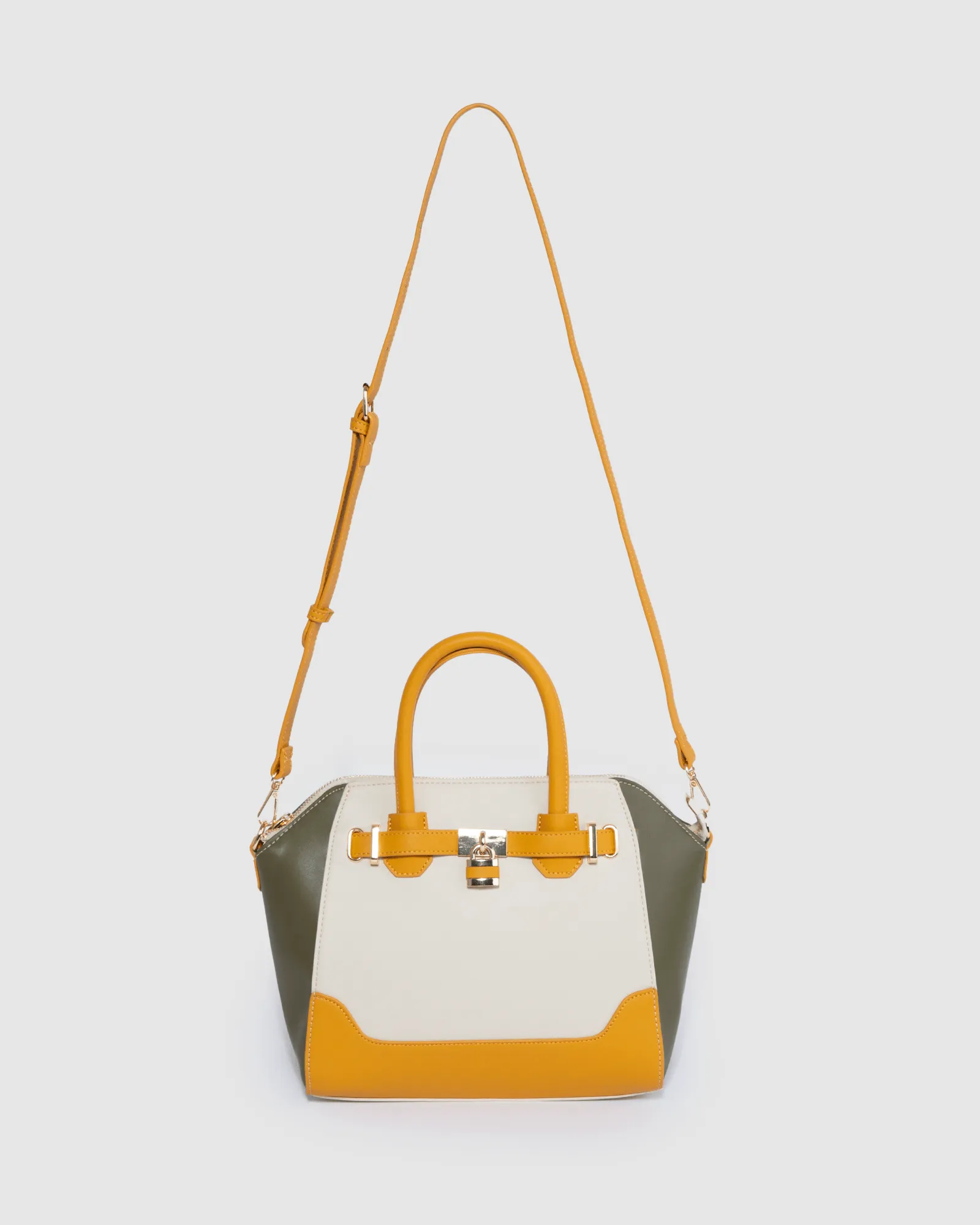 Multi Colour Frankie Lock Tote Bag