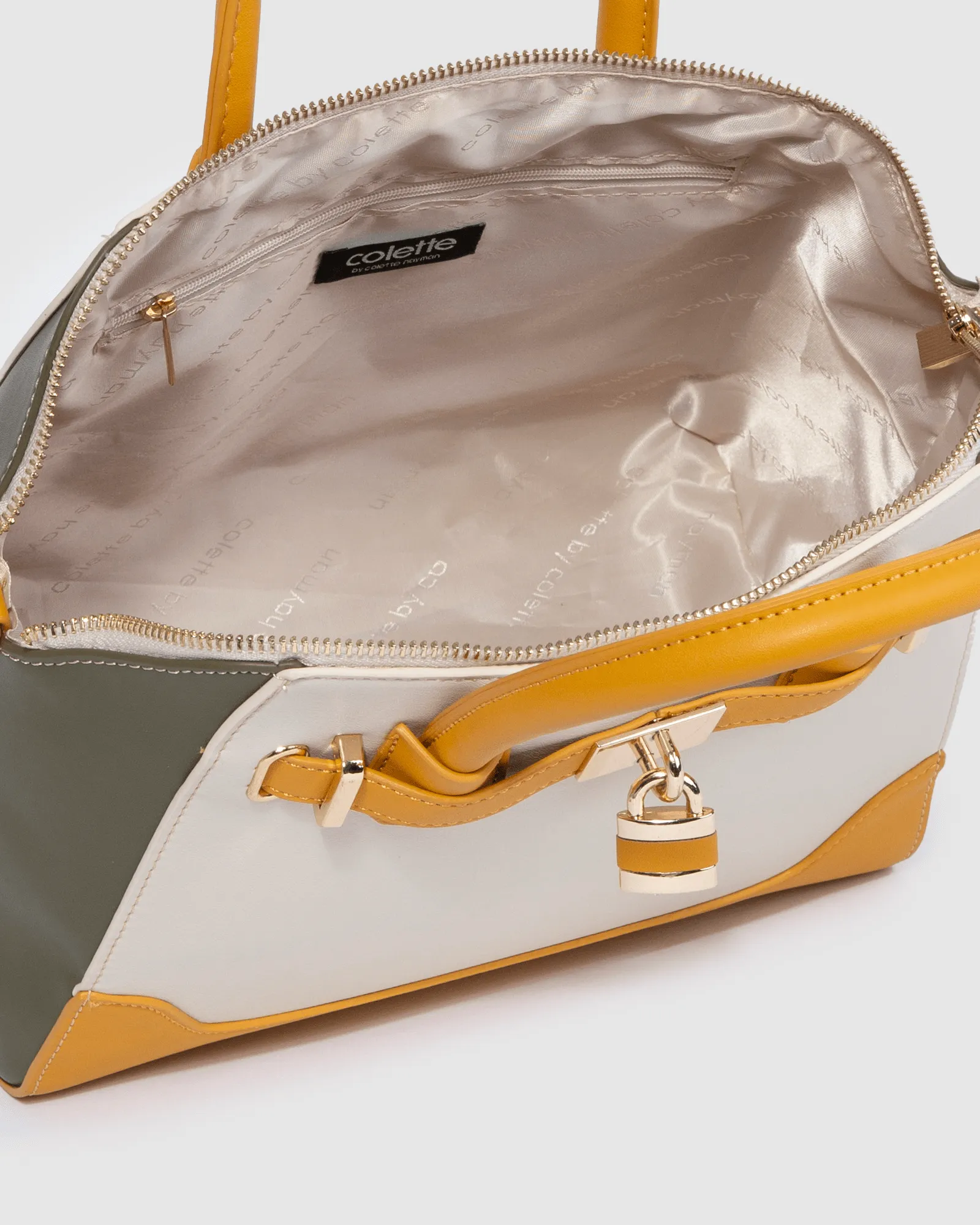 Multi Colour Frankie Lock Tote Bag