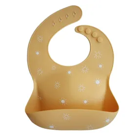Mushie Bib- Sun Orange