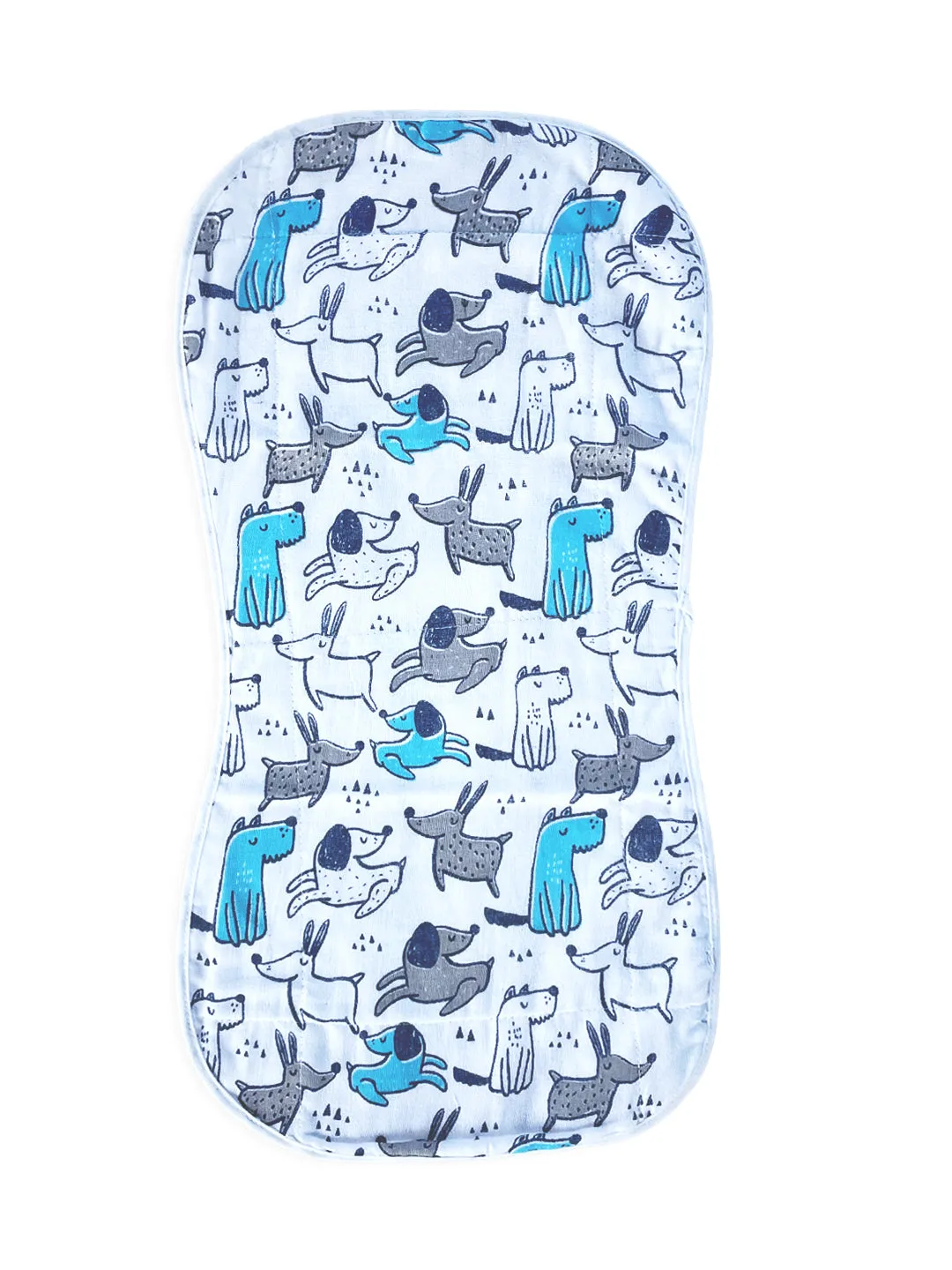 Muslin Burp Cloth Combo Of 3-Cute Puppy-Yellow Star-Tall As A Giraffe