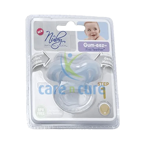 Nuby Natural Touch Gum-Eez Teether 0M  67918