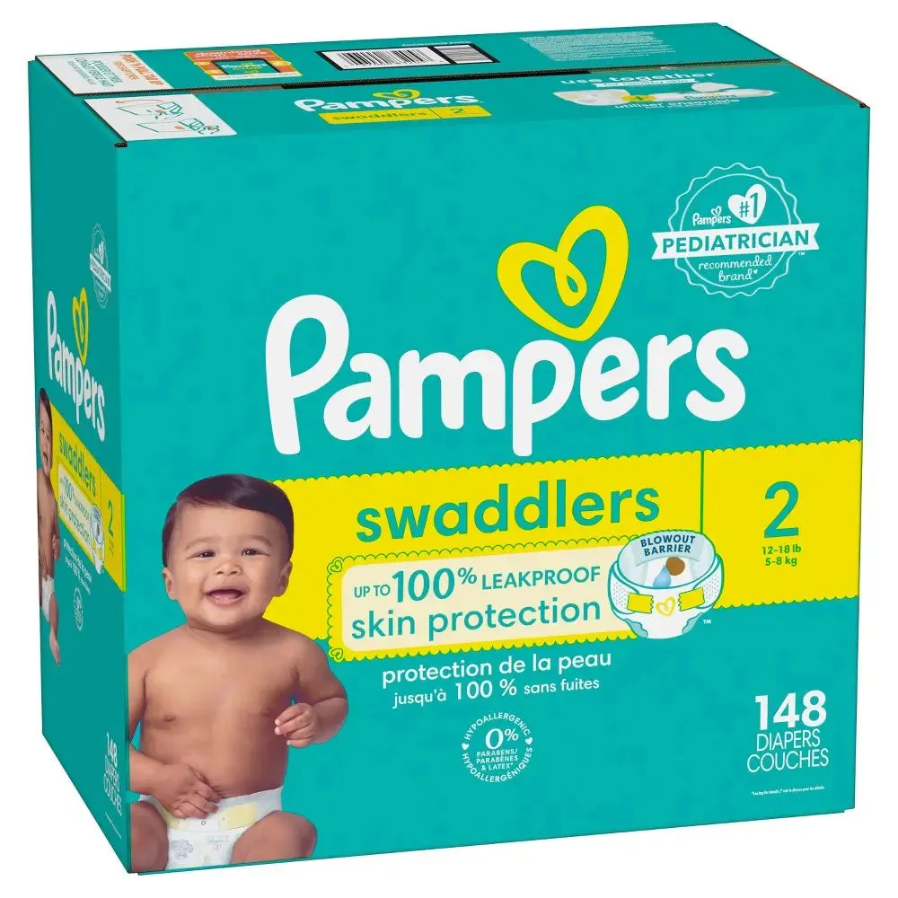 Pampers Swaddlers Diapers Enormous Pack - Size 2 - 148ct
