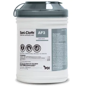 PDI Sani-Cloth AF3 Germicidal Disposable Wipes 160 Count Canister