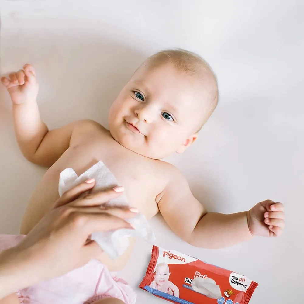 Pigeon Baby Skincare Wipes - 72 Pieces
