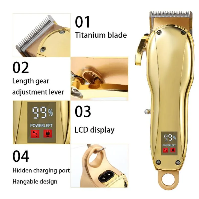 Professional Precision Hair Clipper Ao-50002 Gold
