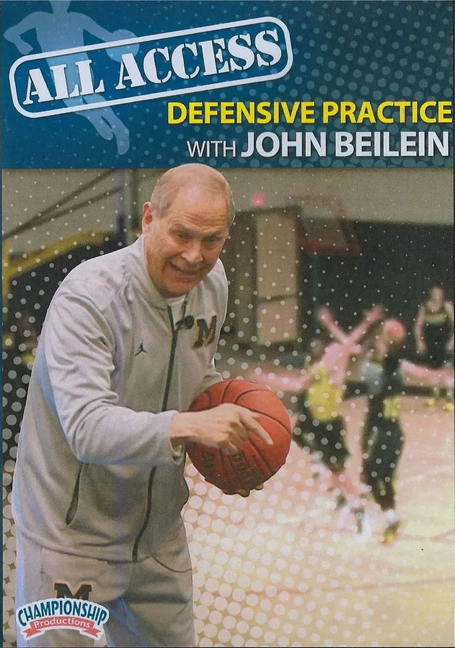 (Rental)-All Access Basketball Defensive Practice John Beilein