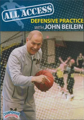 (Rental)-All Access Basketball Defensive Practice John Beilein