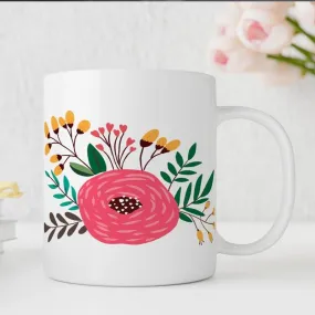 Rose Blossom Bunch Mug - 350 ML