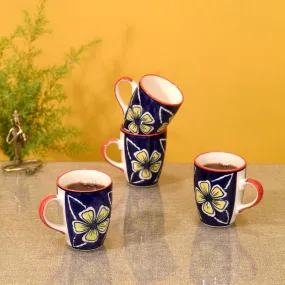 Ruhaani Ceramic Mug (200 ML) - Set of Four