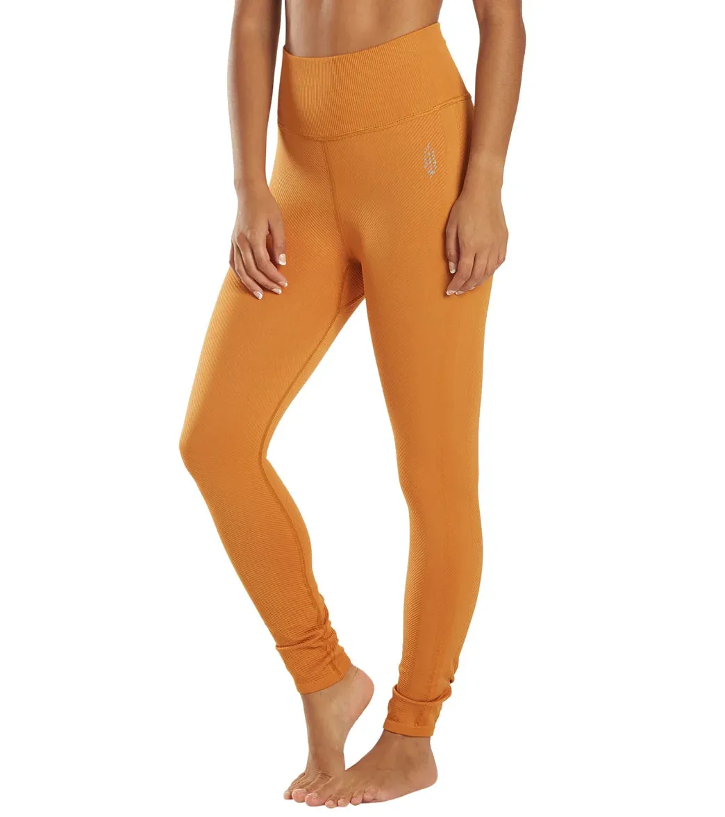 SALE FREE PEOPLE FREE THROW LEGGING TOASTED COCONUT