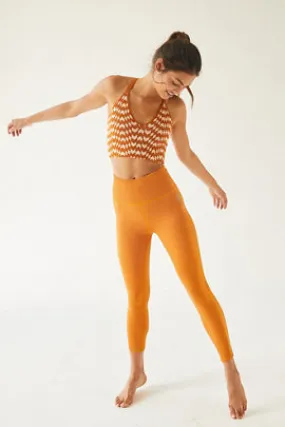 SALE FREE PEOPLE FREE THROW LEGGING TOASTED COCONUT