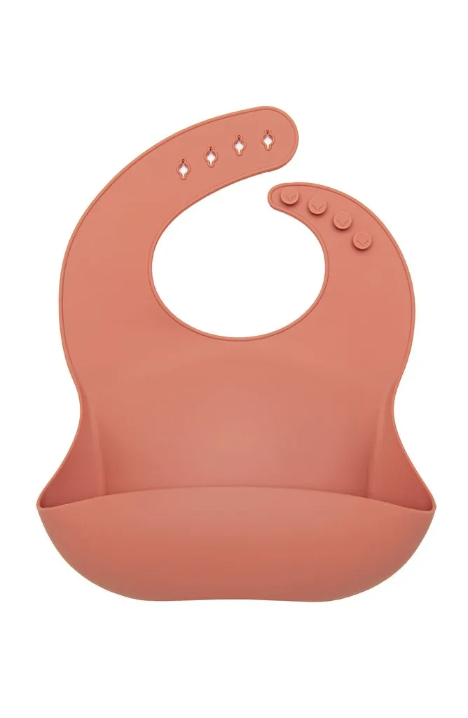 Silicone Bibs - Solid (Various Colors)