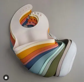Silicone Bibs - Solid (Various Colors)