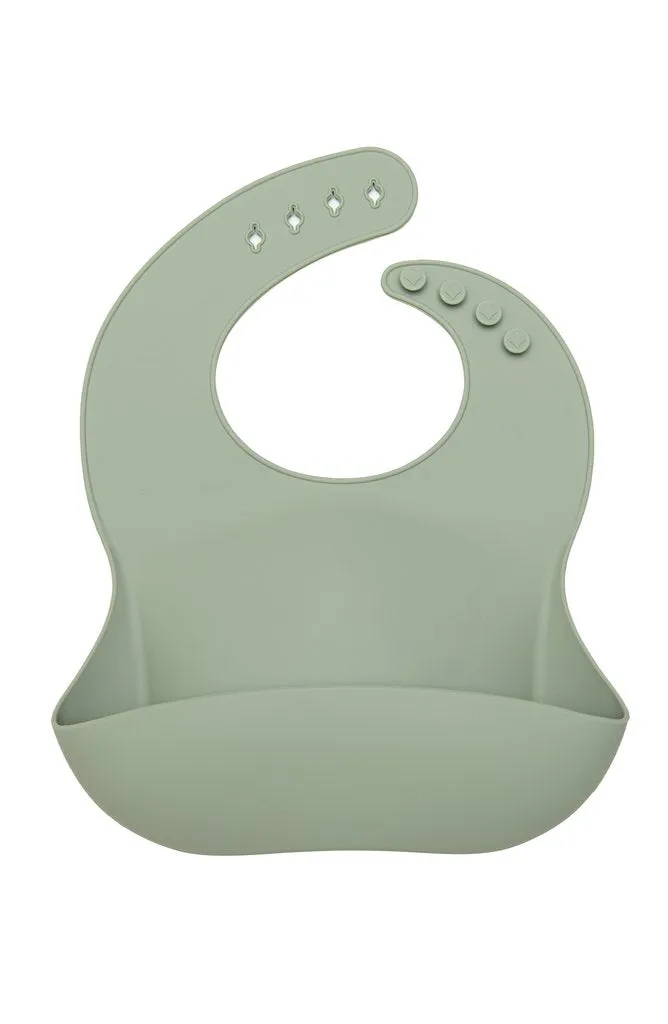 Silicone Bibs - Solid (Various Colors)