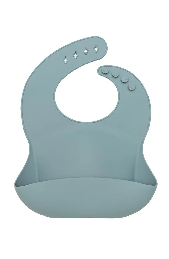 Silicone Bibs - Solid (Various Colors)