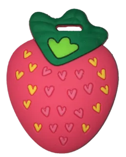 Silli Fruits Bandana Bib Set with Strawberry Teether & Strap