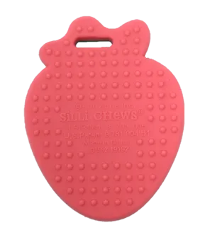 Silli Fruits Bandana Bib Set with Strawberry Teether & Strap