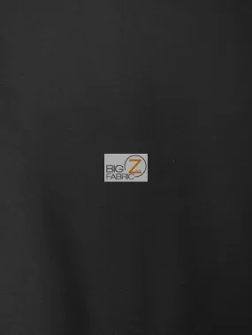 Solid Canvas Outdoor Anti-UV Waterproof Fabric / Black / Sold By The Yard