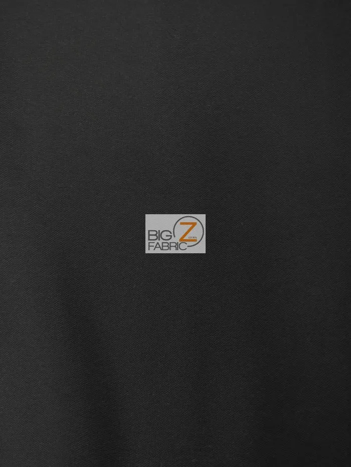 Solid Canvas Outdoor Anti-UV Waterproof Fabric / Black / Sold By The Yard