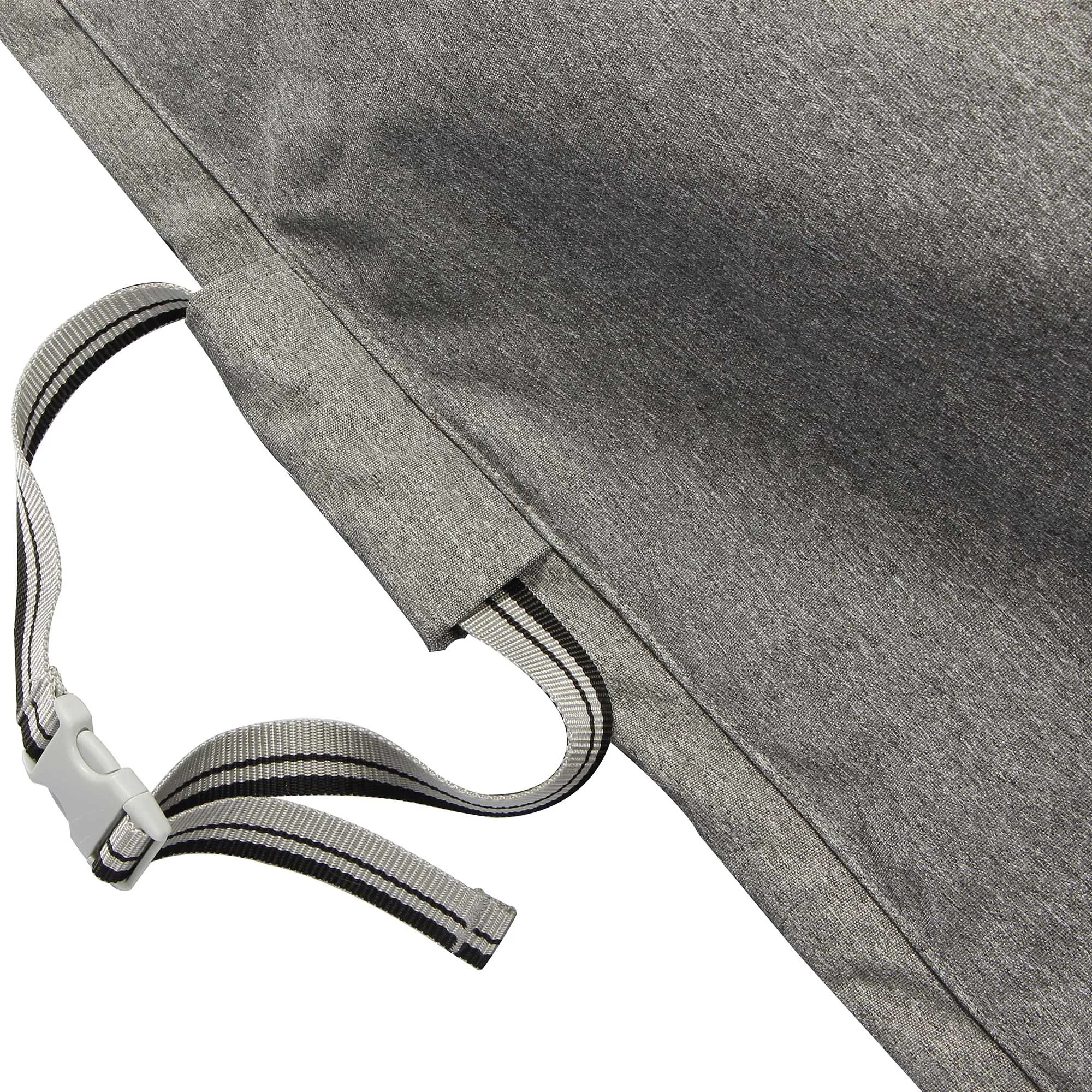Summerset Shield Platinum BarstoolxStacked 3-Layer Outdoor Dining Cover - 25.5x28", Grey Melange