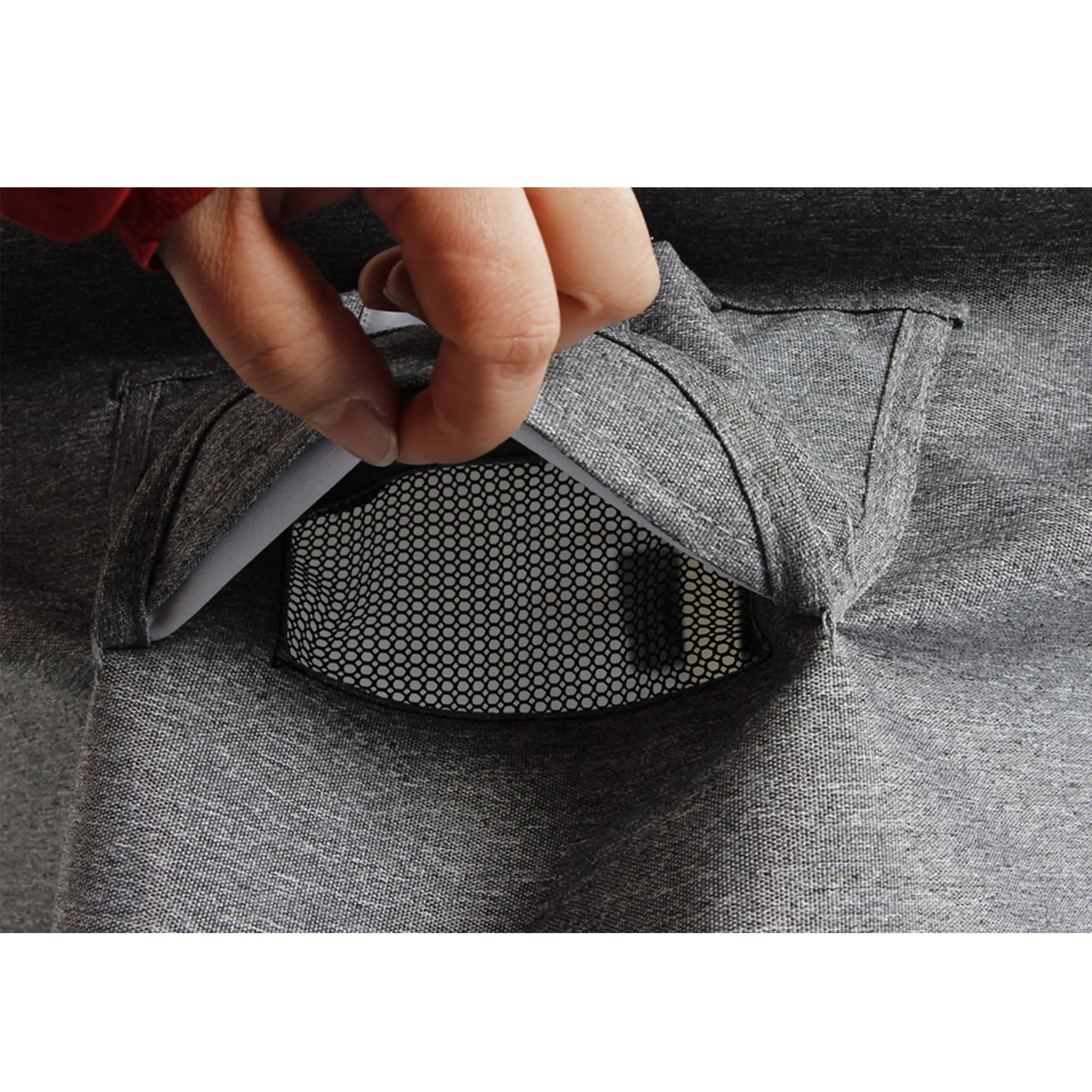 Summerset Shield Platinum BarstoolxStacked 3-Layer Outdoor Dining Cover - 25.5x28", Grey Melange