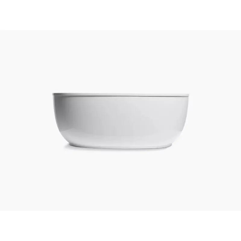 Sunstruck 65.5" x 35.5" x 24.5" Freestanding Bathtub in White