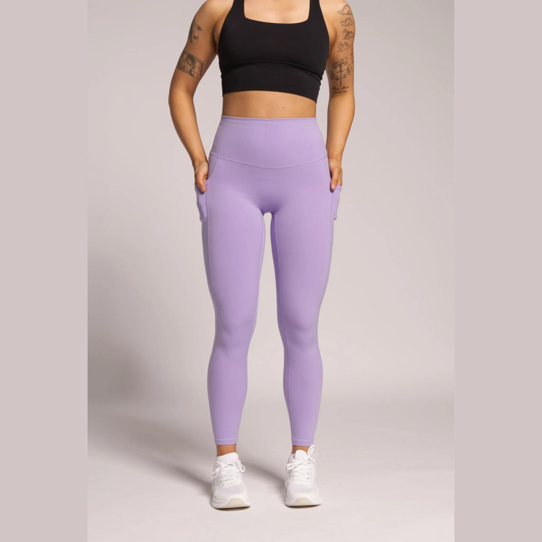 SwiftPocket  High-waisted Leggings- Lilac
