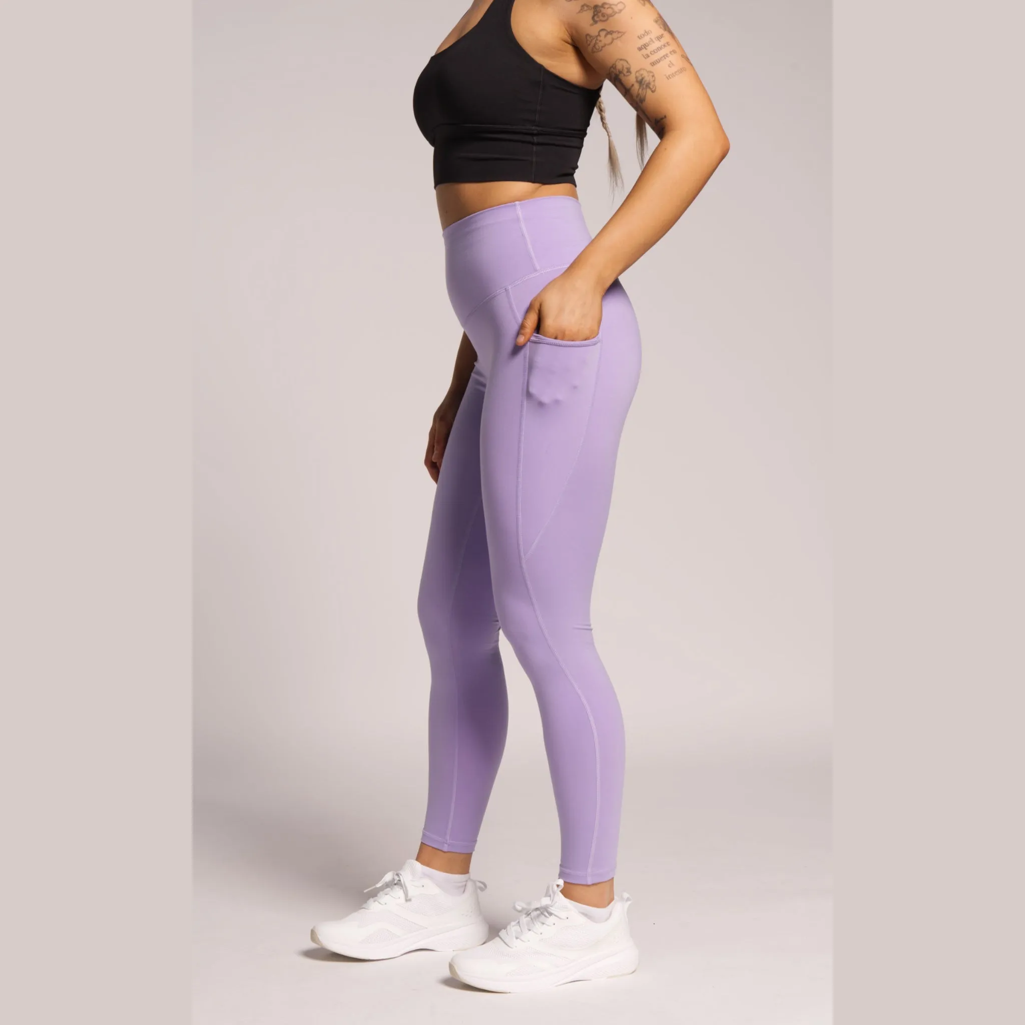 SwiftPocket  High-waisted Leggings- Lilac