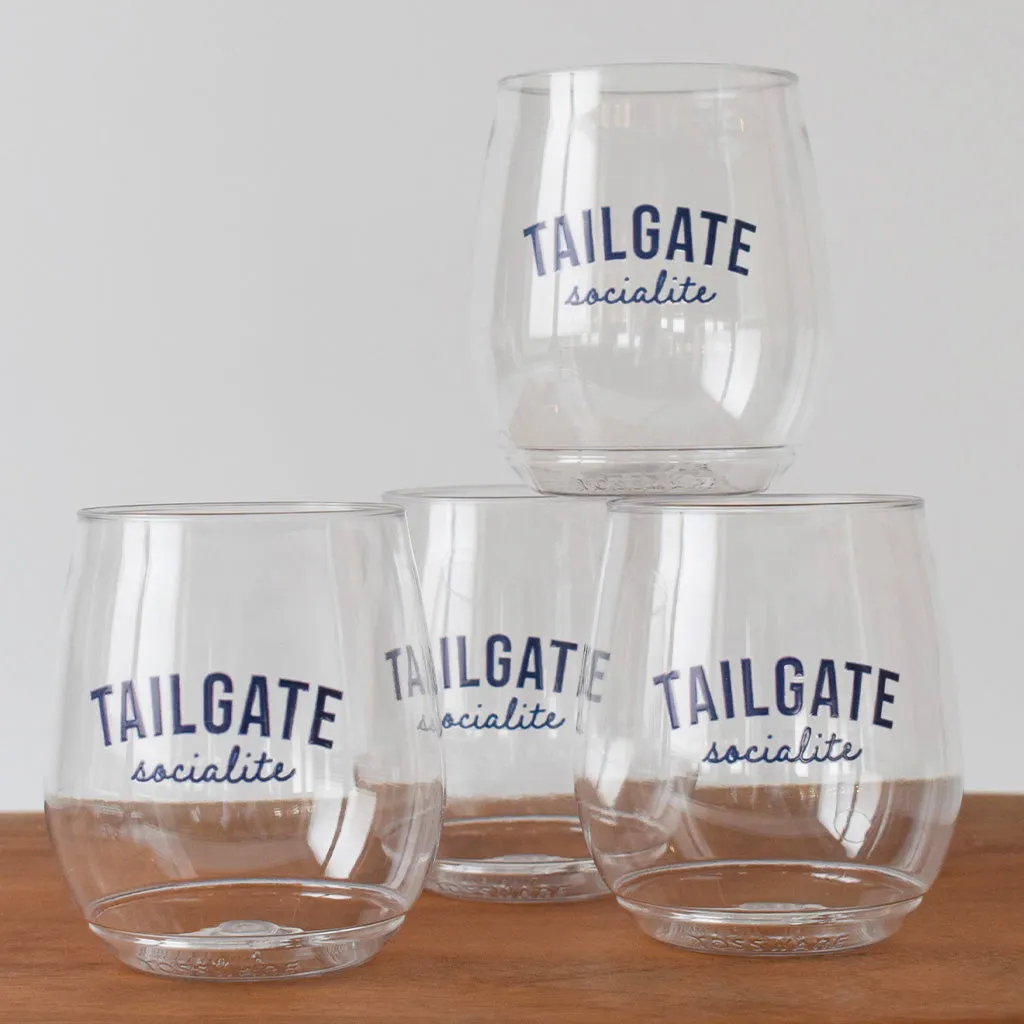 Tailgate Socialite Wine Cups - Blue