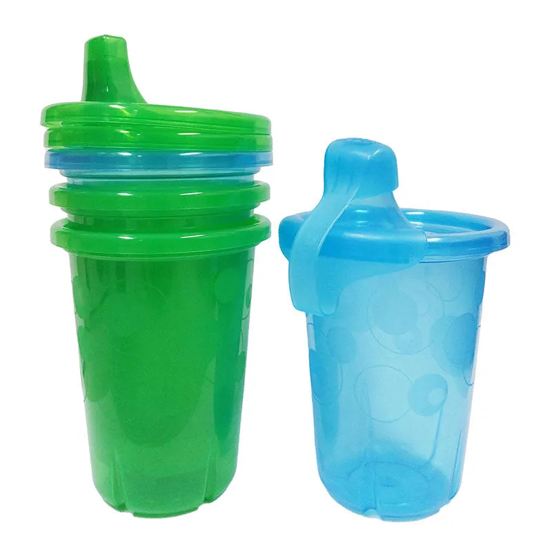 The First Years Take & Toss Spill Proof Sippy Cups 10oz (4pk)- Blue/ Green