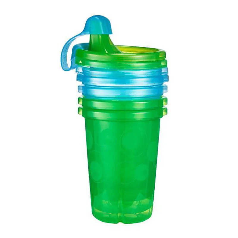 The First Years Take & Toss Spill Proof Sippy Cups 10oz (4pk)- Blue/ Green