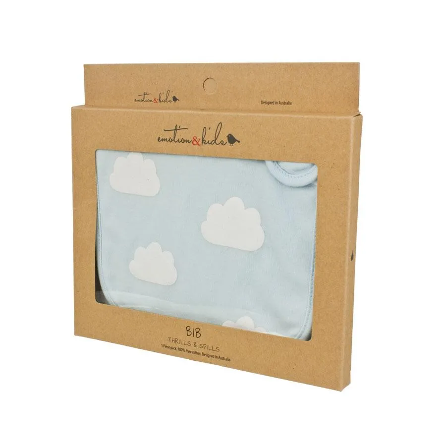 Thrills and Spills Bib - Cloud Bib