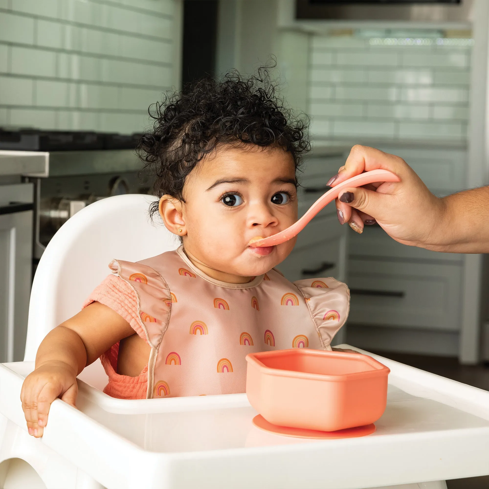 Tiny Twinkle - Mess-proof Ruffle Easy Bib