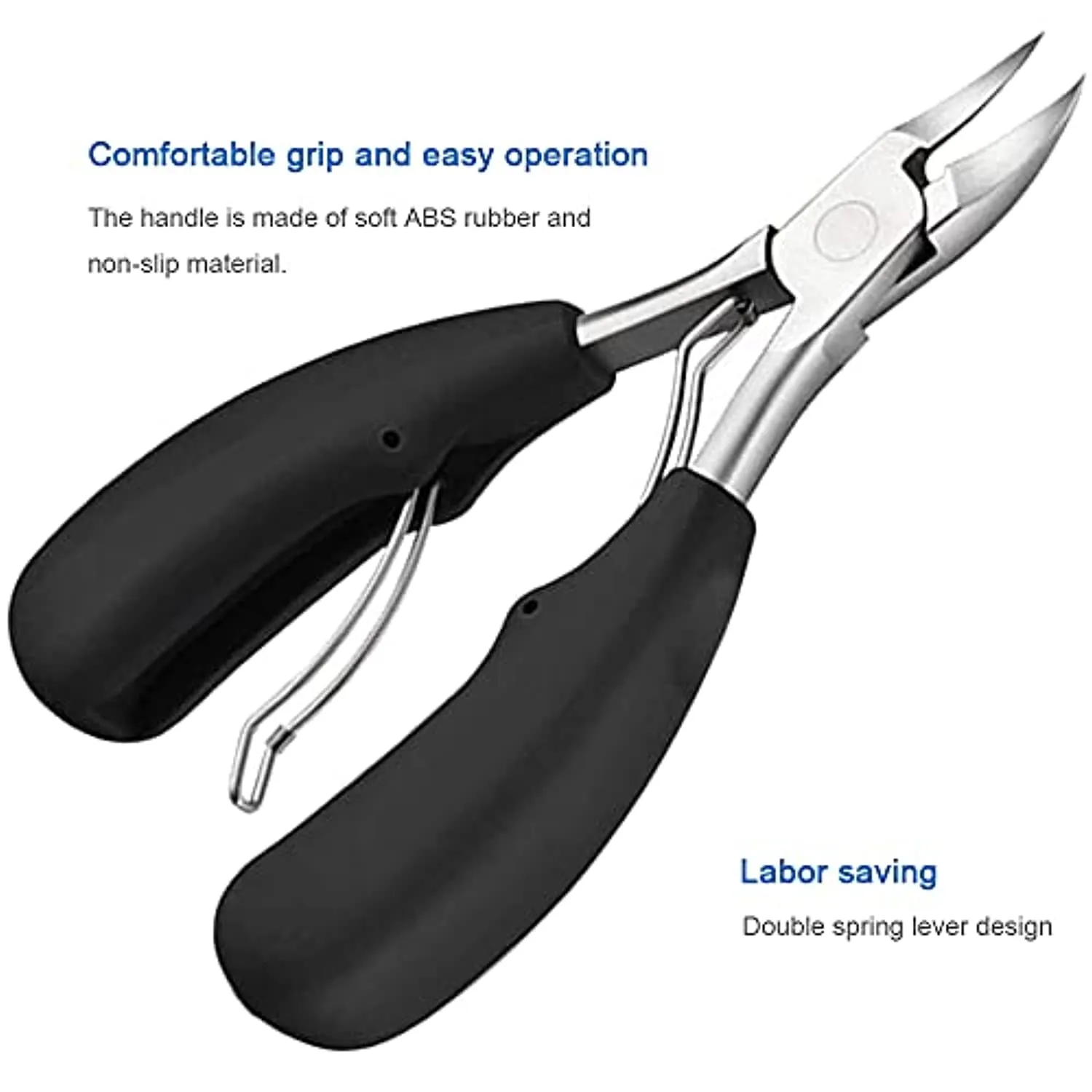 Toe Nail Clippers Tool for Thick Nails and Ingrown Toenails (Heavy Duty Toenail Clippers), One of the Large Nail Nipper,Especially Suitable for Seniors