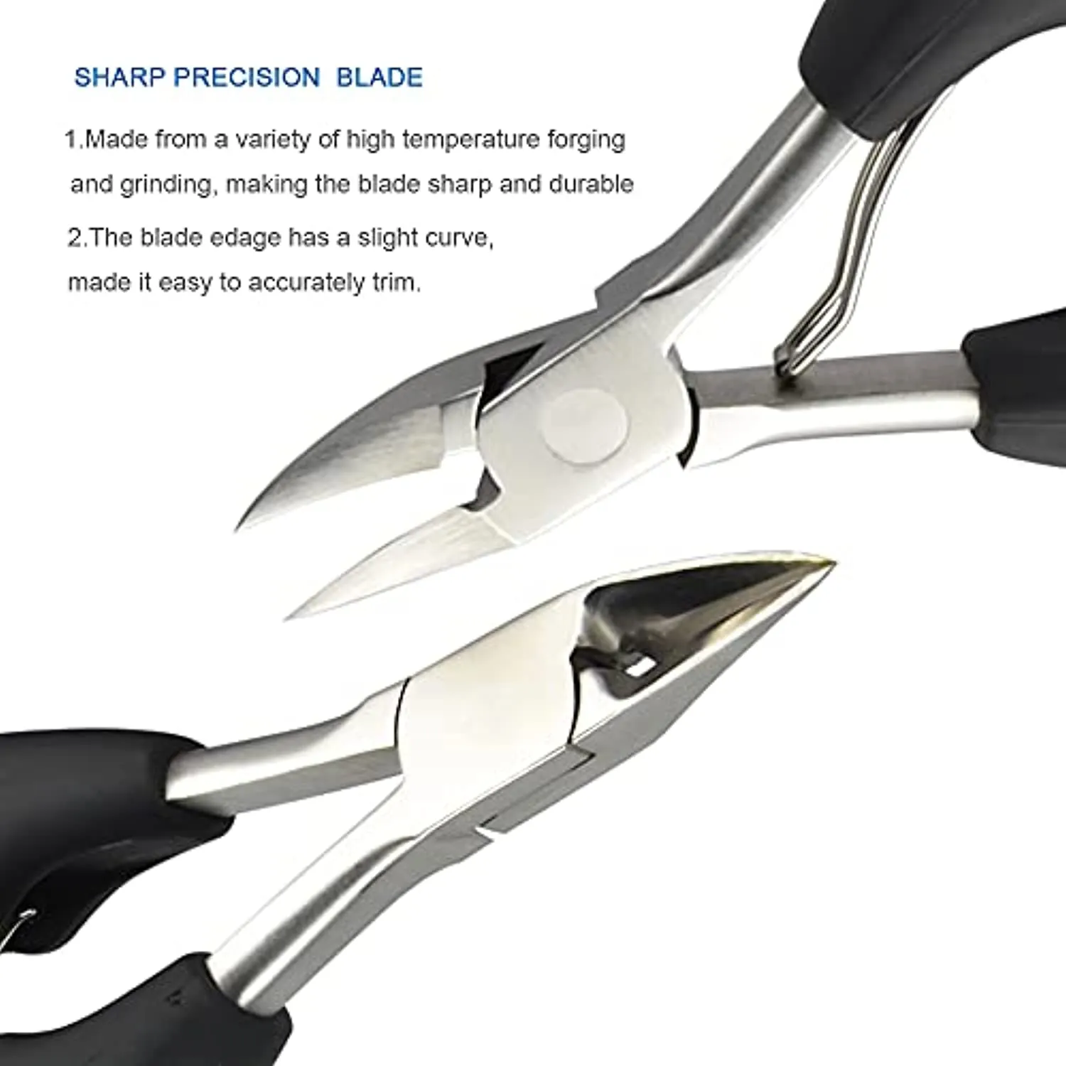 Toe Nail Clippers Tool for Thick Nails and Ingrown Toenails (Heavy Duty Toenail Clippers), One of the Large Nail Nipper,Especially Suitable for Seniors