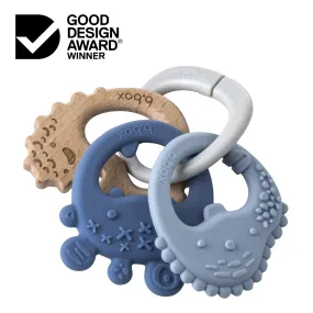 trio teether - lullaby blue
